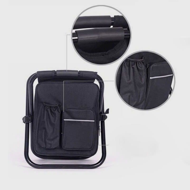 Cooler Bag For Outdoor Camping Multiple Function Foldable Beach Chair