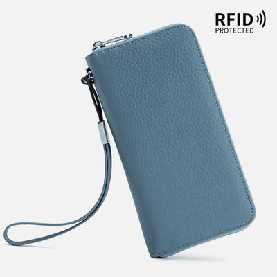 Classic Long Wallet RFID Roomy Leather Phone Purse For Women