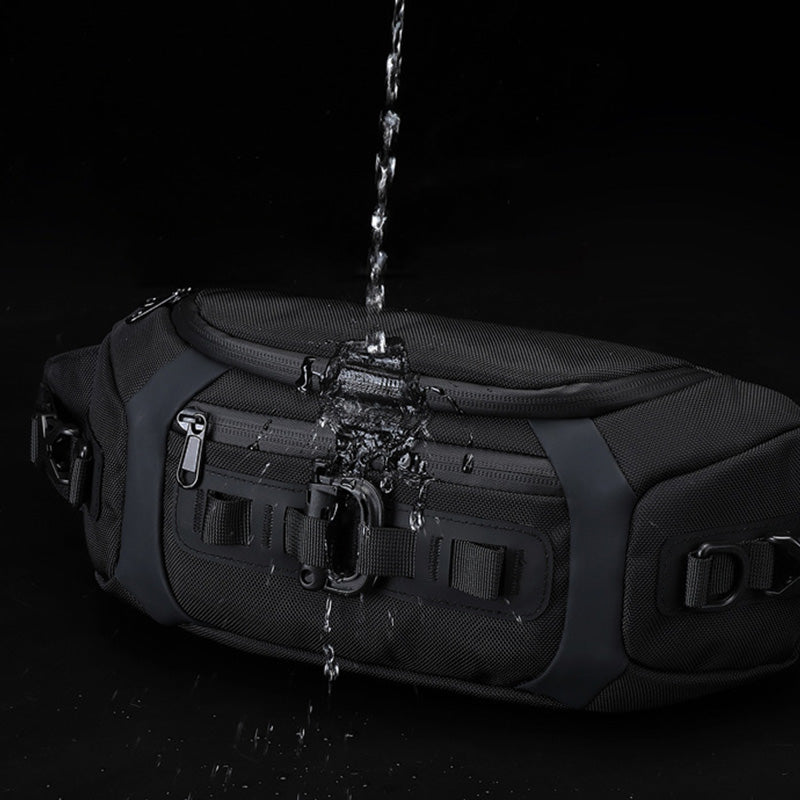 Multifunction Crossbody Bag Waist Pack for Men Multi Pocket Chest Bag