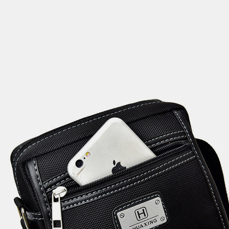 Casual Multi-Pocket Waterproof Messenger Bag