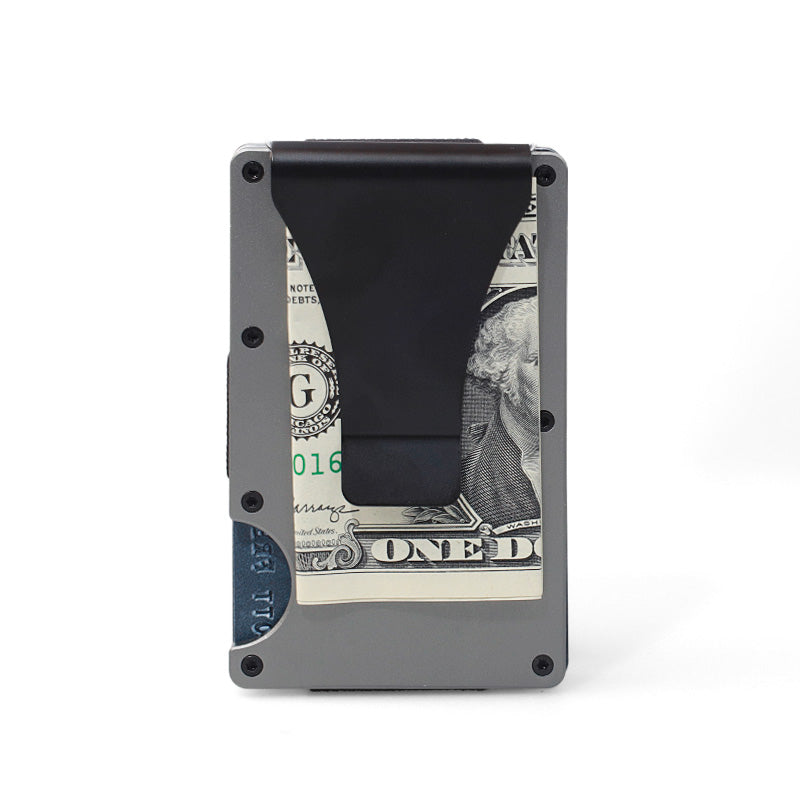 Minimalist Aluminum Metal Airtag Card Case