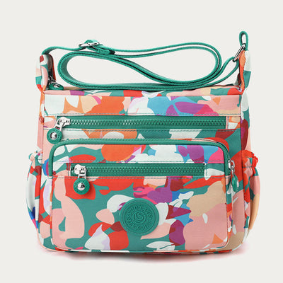 Nylon Crossbody Bag For Women Printing Multi Color Durable Bag