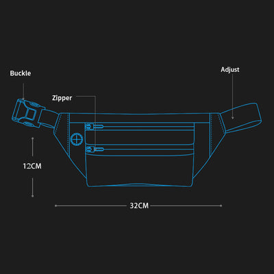 Waterproof Large Capacity Waist Bag