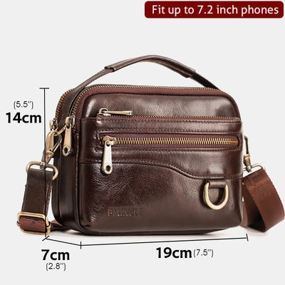 Multifunctional Leather Phone Bag Waist Bag Crossbody Bag