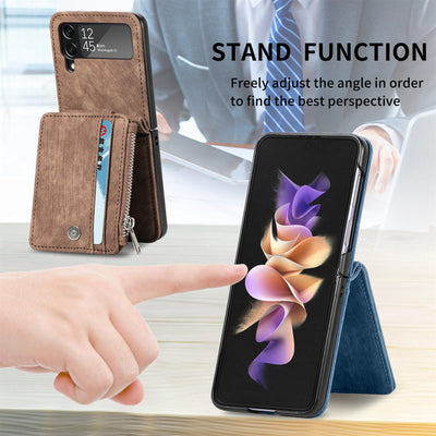 Phone Case For Z Flip 6 / Z Flip 5 2-In-1 Detachable Samll Wallet
