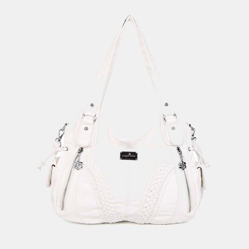 Women's Solid Color Hobo Bag