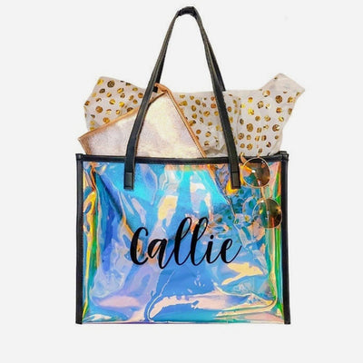 PVC Summer Beach Bag Waterproof Shopping Travel Tote