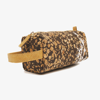 Eco Friendly Coffee Grounds Makeup Bag Portable For Travel