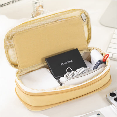 Pencil Case For Study Color Matching Large Capacity Pencil Bag