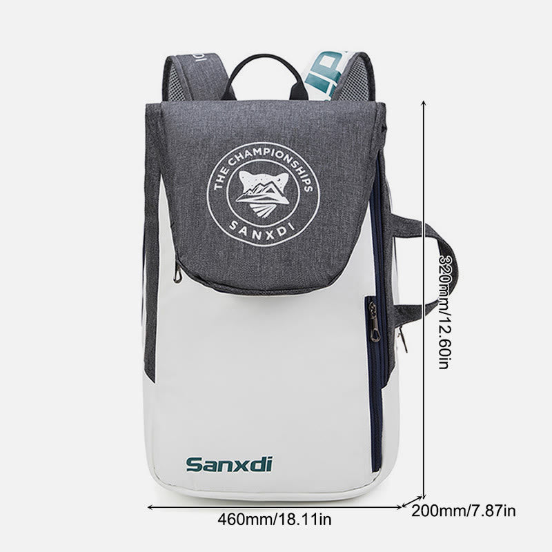 Tennis Racket Bag For Teens Waterproof Multi Functional Folding Backpack