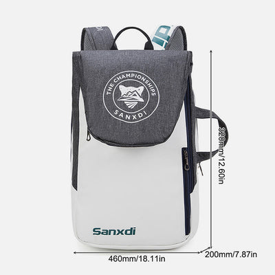 Tennis Racket Bag For Teens Waterproof Multi Functional Folding Backpack