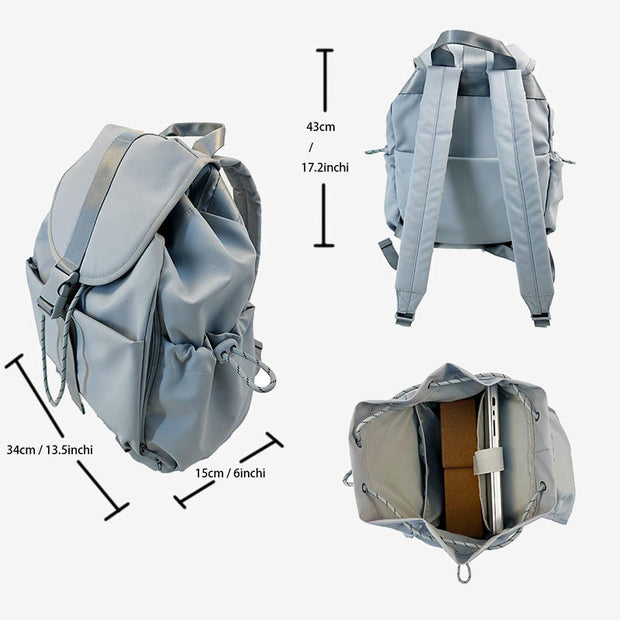 Lightweight Multifunction Sport Backpack Yoga Skateboard Racket Storage Bag Travel Daypack