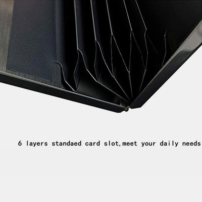 RFID Stainless Steel Slim Credit Card Holder