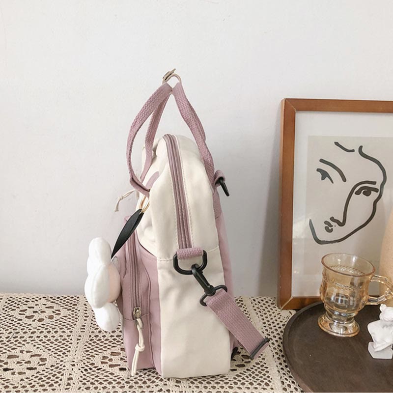 Backpack for Women Cute Cartoon Printing Mixcolor Student Travel Daypack