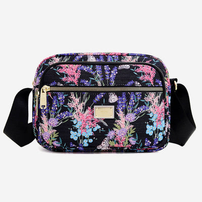 Crossbody Bag for Women Retro Temperament Waterproof Nylon Bag