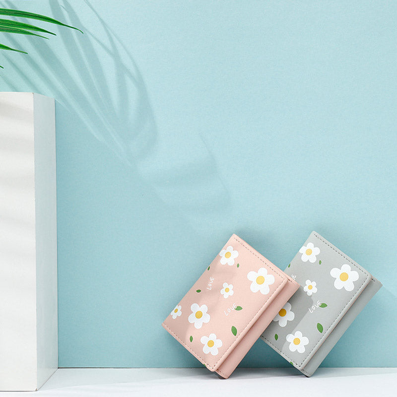 Multifunctional Flower Printing Wallet