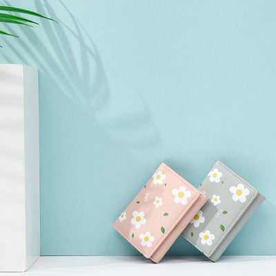 Multifunctional Flower Printing Wallet