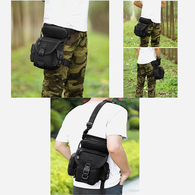Multipurpose Leg Bag For Men Outdoor Riding Military Oxford Tactical Bag