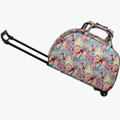 Multiple Style Pull Rod Travel Bag Waterproof Duffel Bag
