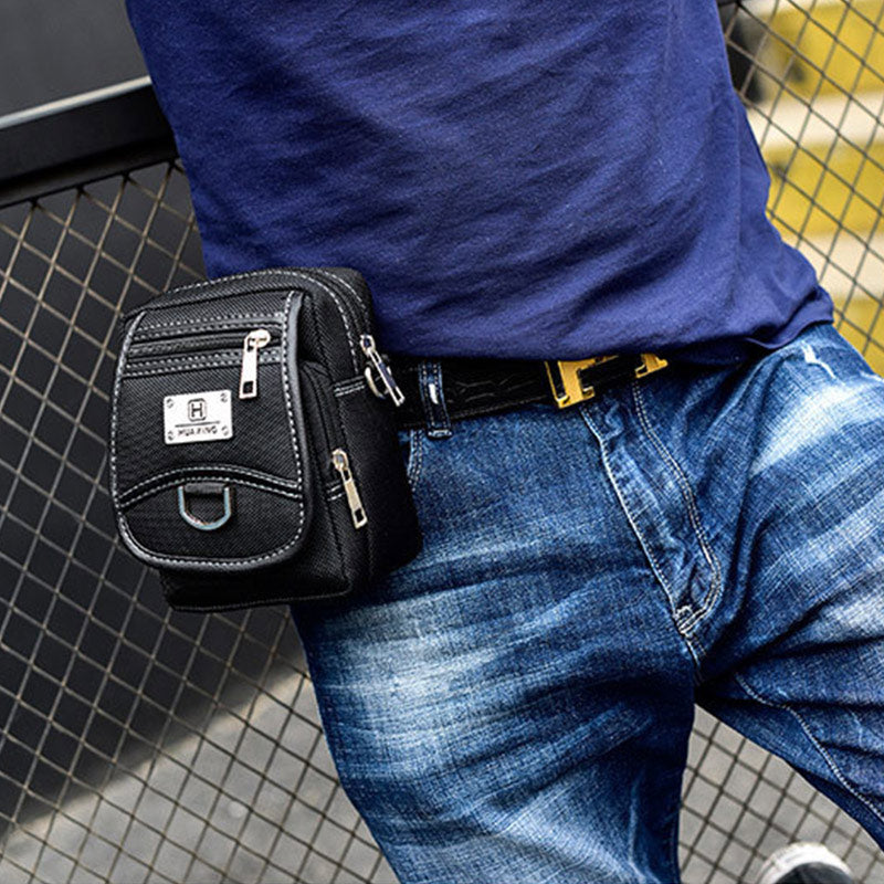 Casual Multi-Pocket Waterproof Messenger Bag