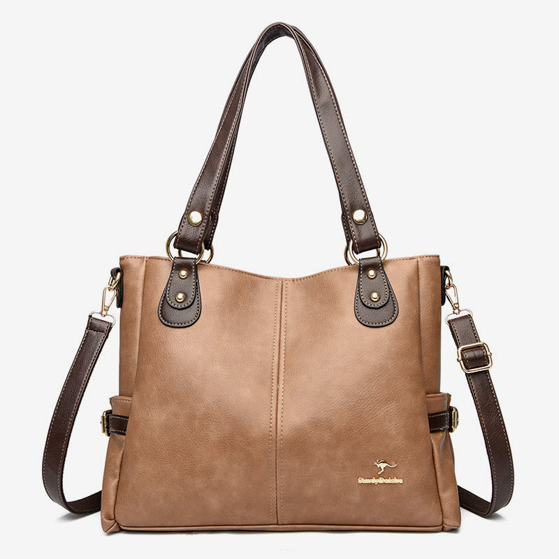 Bright Color Handbag Tote Women Dating Large Crossbody Leather Purse