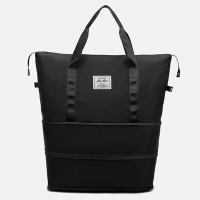 Women Double Expansion Travel Bag Large Lightweight Oxford Duffel Bag