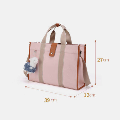 Multi-Slot Tote Bag Large Capacity Handbag for New Mom Shoping Beach Travel Purse