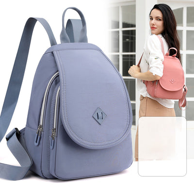 Small Nylon Backpack for Women and Girls Mini Casual Lightweight Daypack