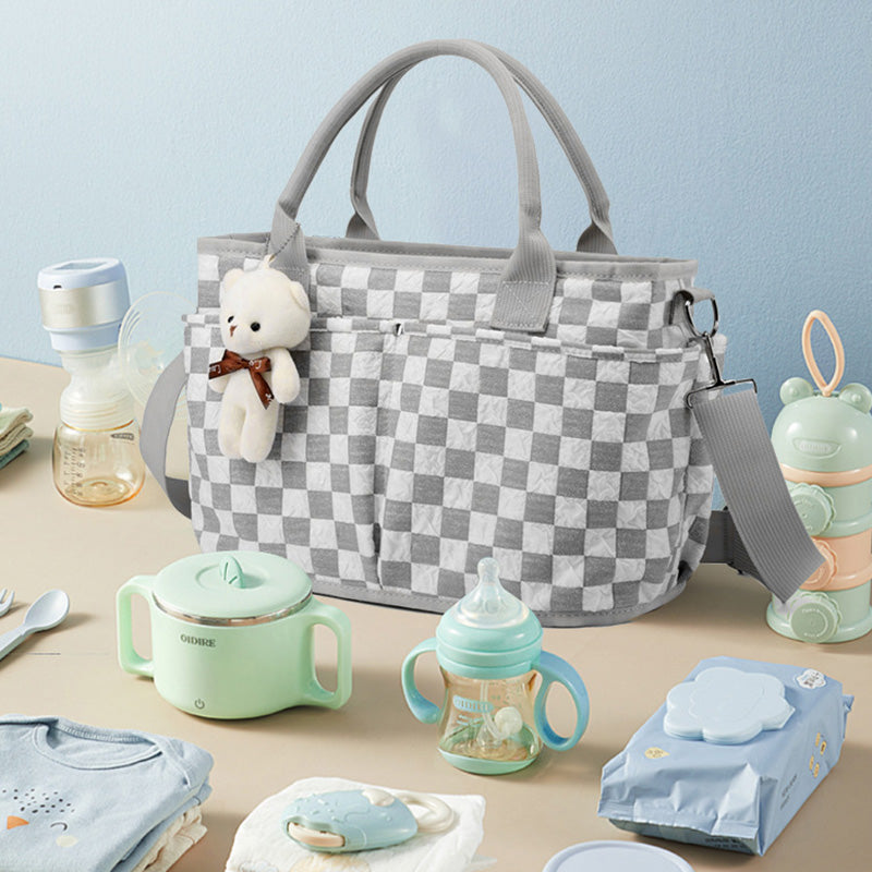 Diaper Tote Bag Mommy Bag for Hospital Maternity Baby with Stroller Straps