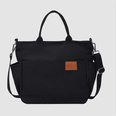 Simple Tote Bag For Women Daily Portable Canvas Crossbody Bag