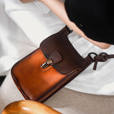 Handmade Crossbody Bag For Women Mini Retro Shopping Phone Bag