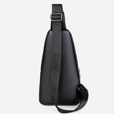 Small Crossbody Sling Bag for Men Leather Purses Chest Bag