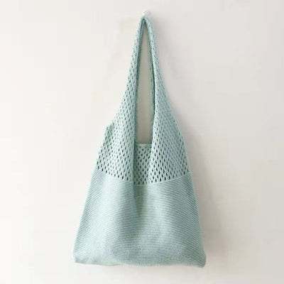 Tote Bag For Women Ethnic Style Wool Knitted Shoulder Bag