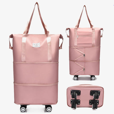Large Short Trip Travel Bag Women Convenient Collapsible Duffel Bag