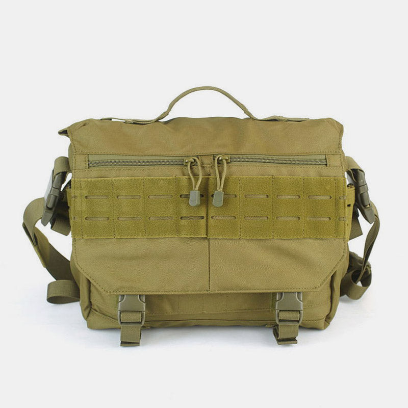 Men's Military Messenger Bag Crossbody Bag Travel Carry Bag with Multi-Slots