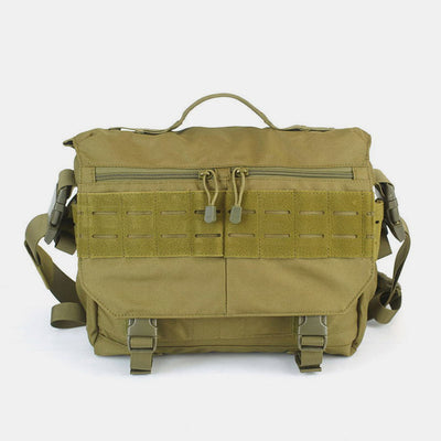 Men's Military Messenger Bag Crossbody Bag Travel Carry Bag with Multi-Slots