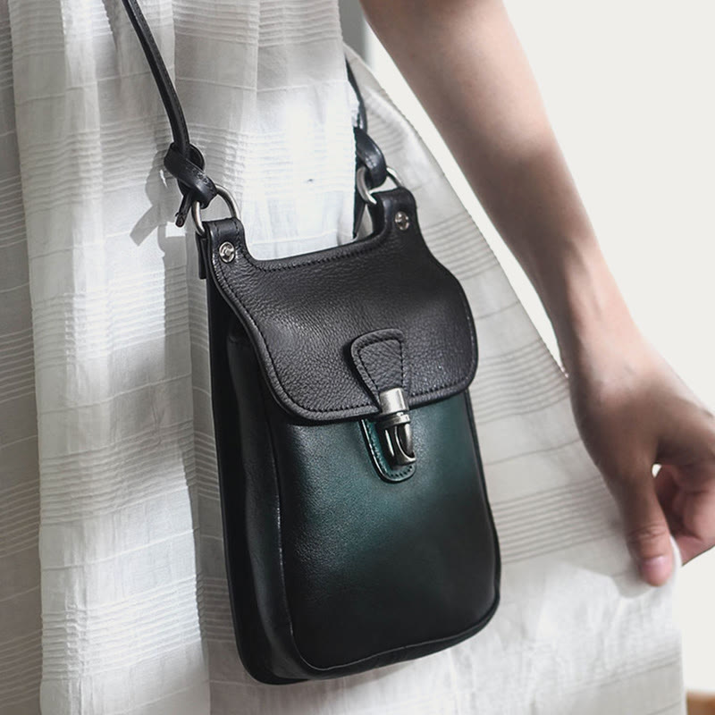 Handmade Crossbody Bag For Women Mini Retro Shopping Phone Bag