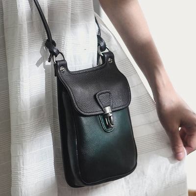Handmade Crossbody Bag For Women Mini Retro Shopping Phone Bag