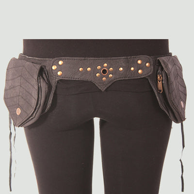 Waist Bag For Women Vintage Medieval Riveted Belt Satchel