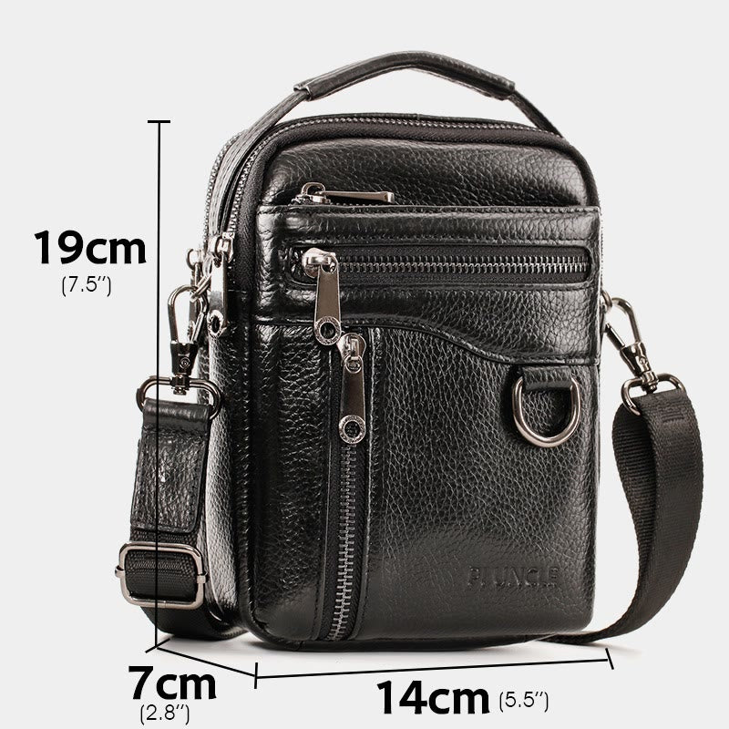 Multifunctional Leather Phone Bag Waist Bag Crossbody Bag