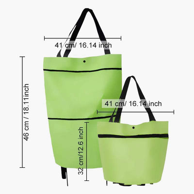 Large Capacity Expandable Foldable Trolley Bag