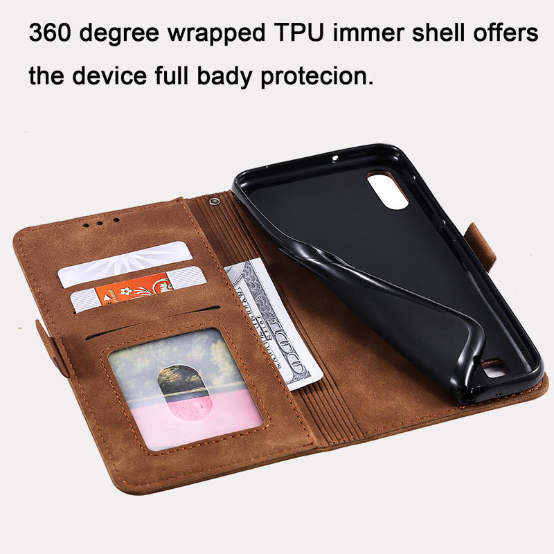 Vintage Color Stitching Phone Case For Samsung Protective Cover