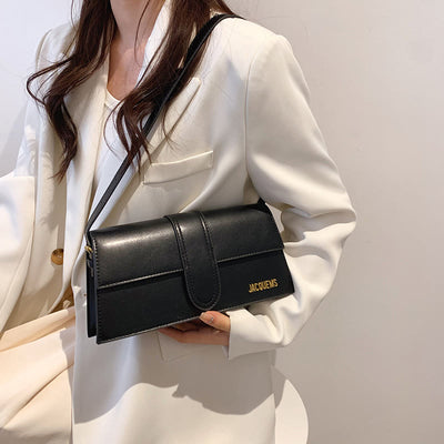 Shoulder Bag For Women Solid Color Square Elegant Dating Bag