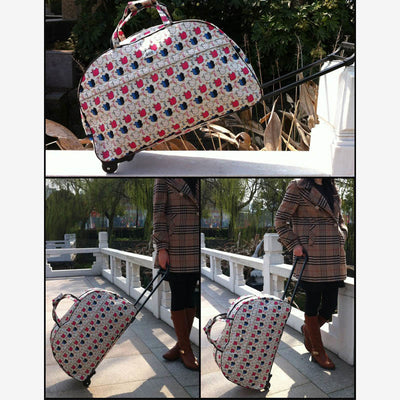 Multiple Style Pull Rod Travel Bag Waterproof Duffel Bag