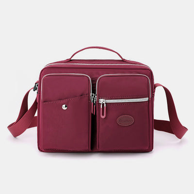 Lightweight Handbag Crossbody Purse Multi Pocket Travel Work Shoulder Messenger Bag