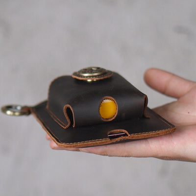 Genuine Leather Phone Holster Universal Cell Phone Holder With Belt Loop