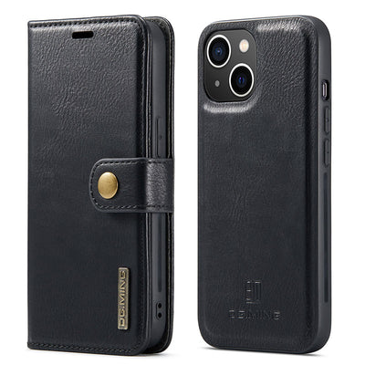 Magnetic Wallet Case for iPhone 13 Pro Max Multi Model Handmade PU Leather