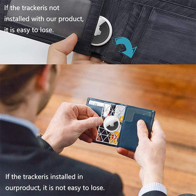 Slim Airtag Holder Card