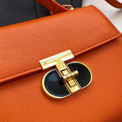 Mini Classic Handbag Women Pure Leather Crossbody Dating Purse