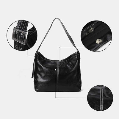 Hobo Handbag Purses for Women Large Leather Tote Shoulder Bag
